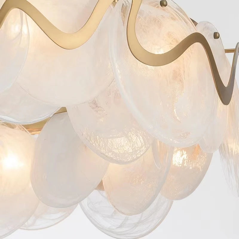lustre nordique doré suspension créative pour hôtel - vue 7 sur 14
