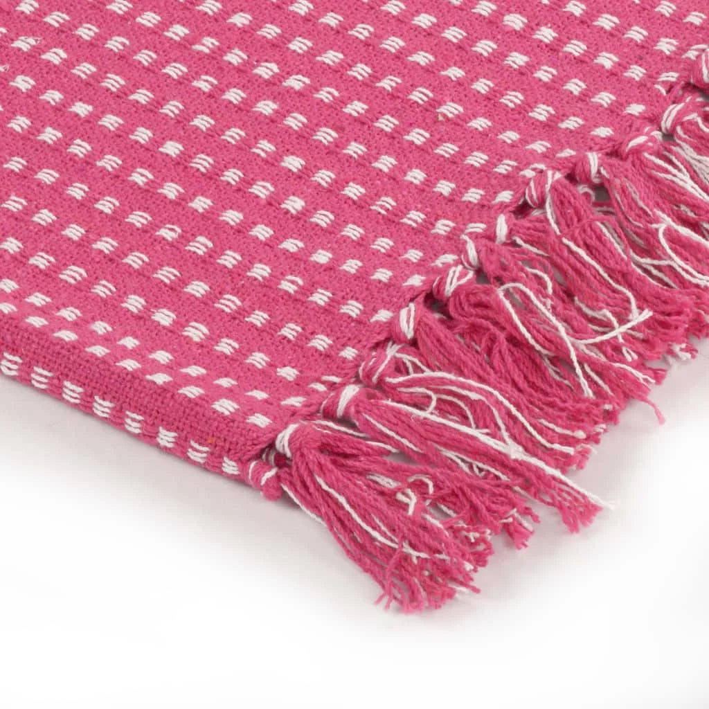 Plaid coton chevrons doux confortable pour salon chambre - vue 6 sur 17