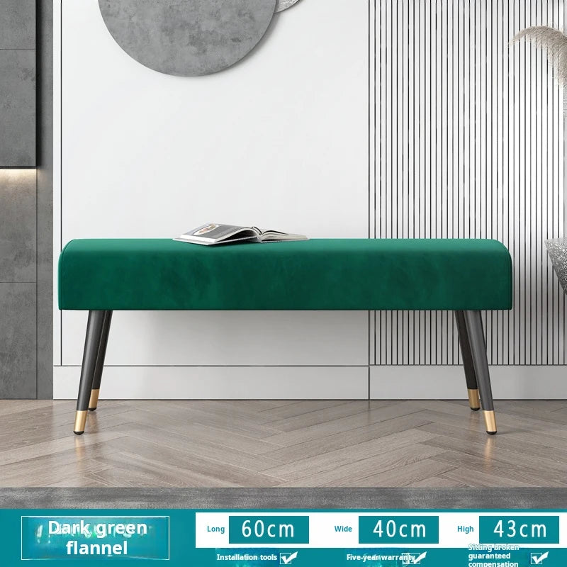 banc à chaussures moelleux pour hall d'entrée et salon - vue 15 sur 18