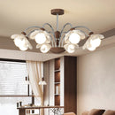 lustre médiéval à fleurs style rétro pour ambiance agréable