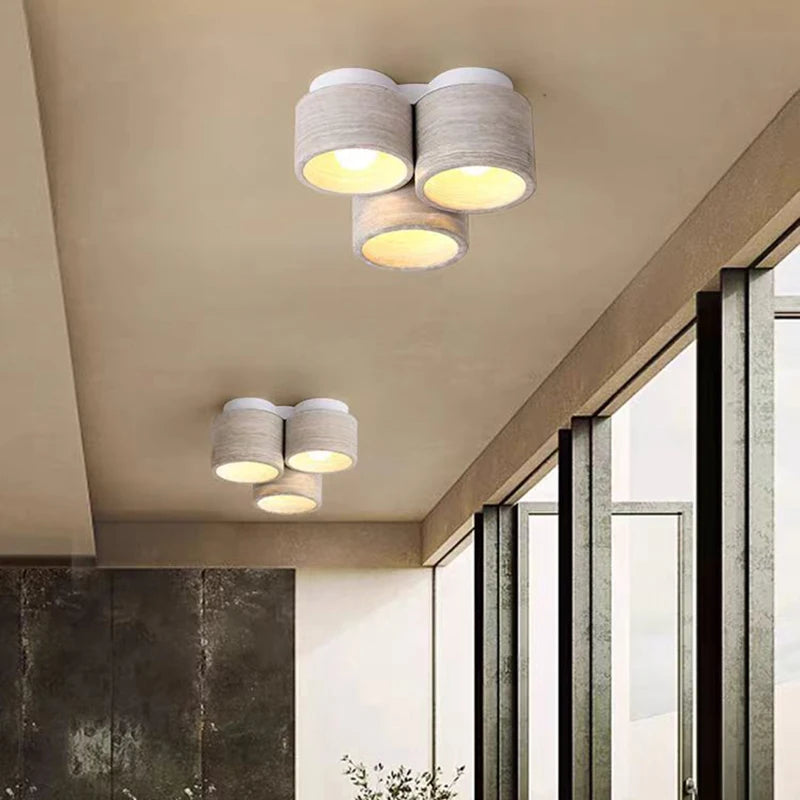 Plafonnier en marbre naturel suspension pierre