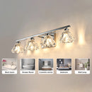 Lampe de salle de bains en cristal moderne