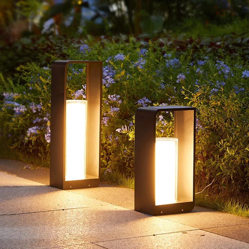 lampe de jardin led extérieure étanche pour éclairage paysager - vue 5 sur 12