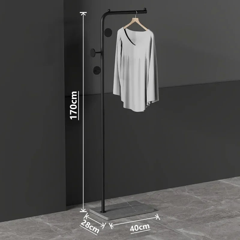 porte-vêtements nordique léger et moderne pour rangement élégant