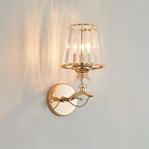 applique murale en cristal luxe design moderne nordique à led