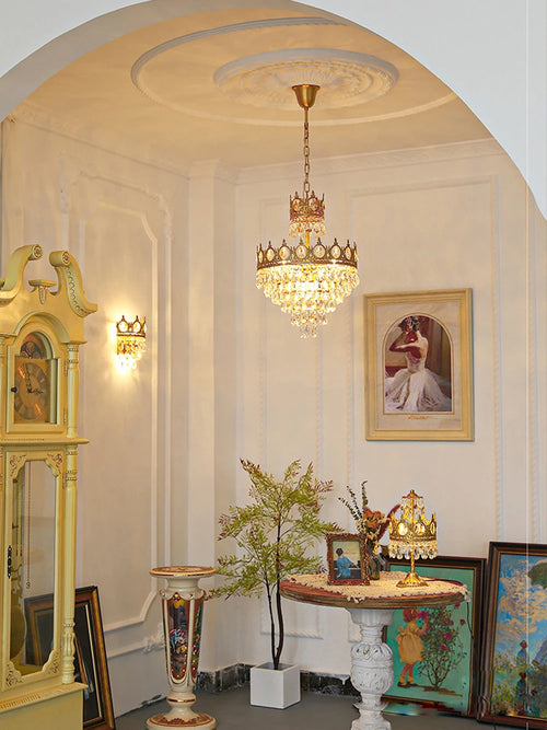 lustre en cristal k9 dimmable pour éclairage moderne