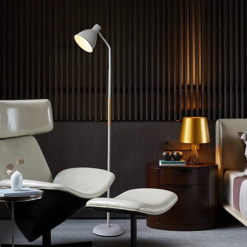Lampadaire loft Noir Debout - vue 4 sur 8