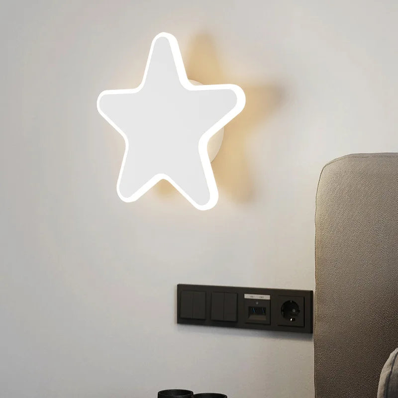 applique murale led blanche à différentes formes ludiques - vue 6 sur 16
