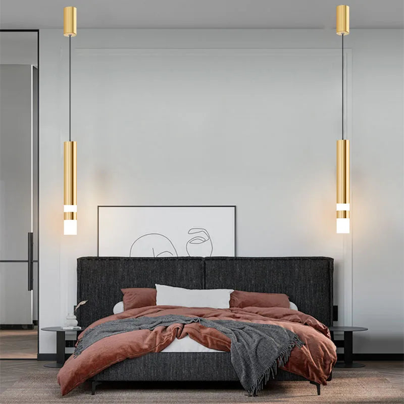 minilampe suspendue plafond chambre led décor - vue 6 sur 16