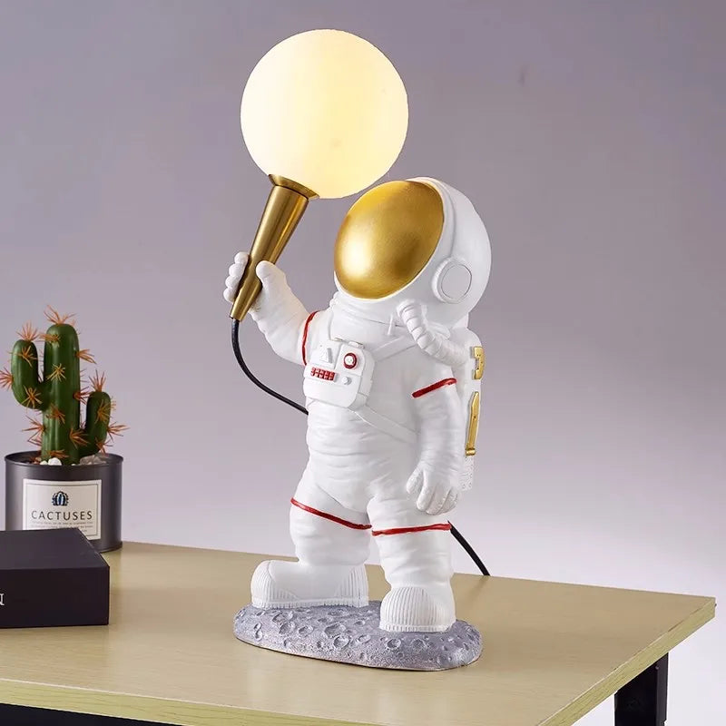 Lampe table Astronaute G9 3D Lune Veilleuse Enfant