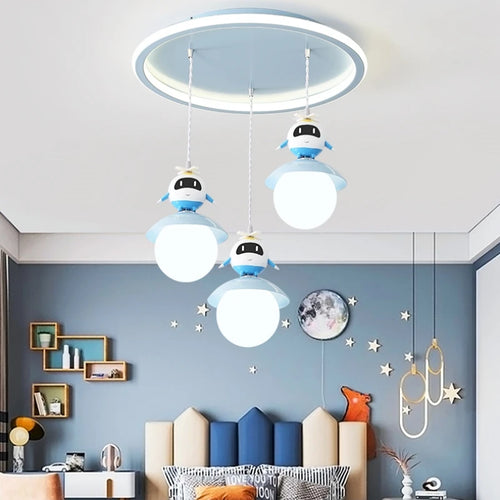 plafonnier led créatif à spectre complet pour décoration enfant