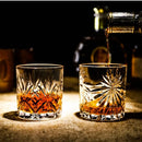 Verre whisky old fashioned facetté design résistant bar
