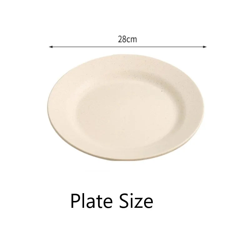 assiettes nordiques polypropylène légères ecologiques cuisine sûres - vue 4 sur 7