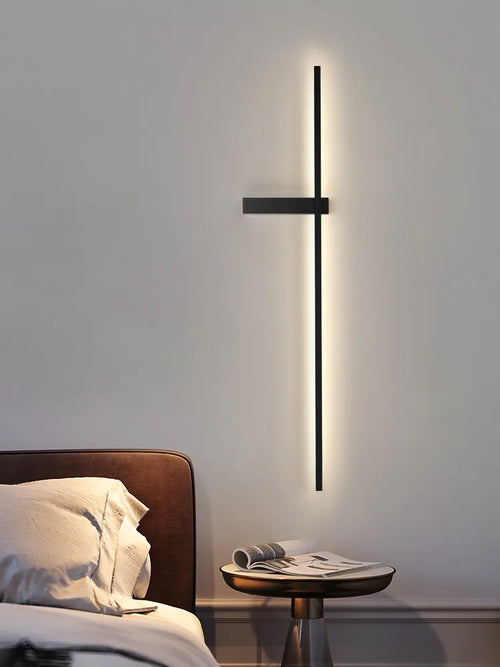 applique murale minimaliste moderne pour ligne de fond télévision