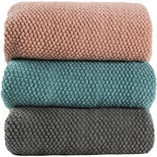 plaid tricot motif ananas decoration salon chambre