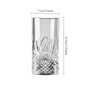 Verre original bâton hockey glace fond épais maison
