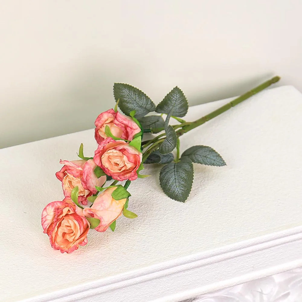 fleurs de rose artificielles pour mariage anniversaire et décoration festive - vue 8 sur 13