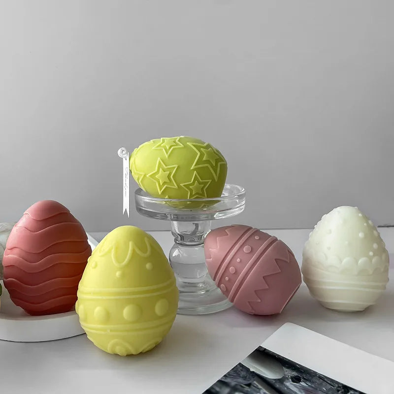 moule en silicone pour bougies œufs de pâques fait maison - vue 5 sur 21