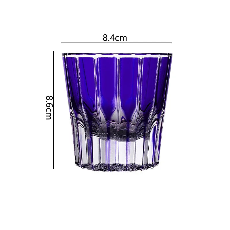 verre whisky cocktail 200 ml rayures verticales design - vue 8 sur 15
