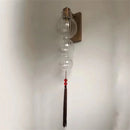suspension en verre teinté style chinois pour décoration intérieure