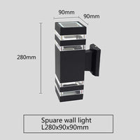 applique murale led extérieure design rond ou carré