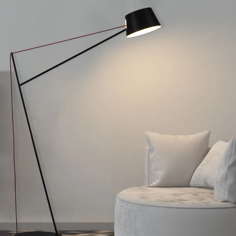 Lampadaire trépied nordique lampadaire girafe pied de lampe candélabres lampadaires plume lampadaire chambre lampadaires - vue 4 sur 5