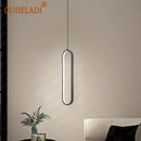 lampe suspendue led design moderne minimaliste intérieur chambre restaurant salon
