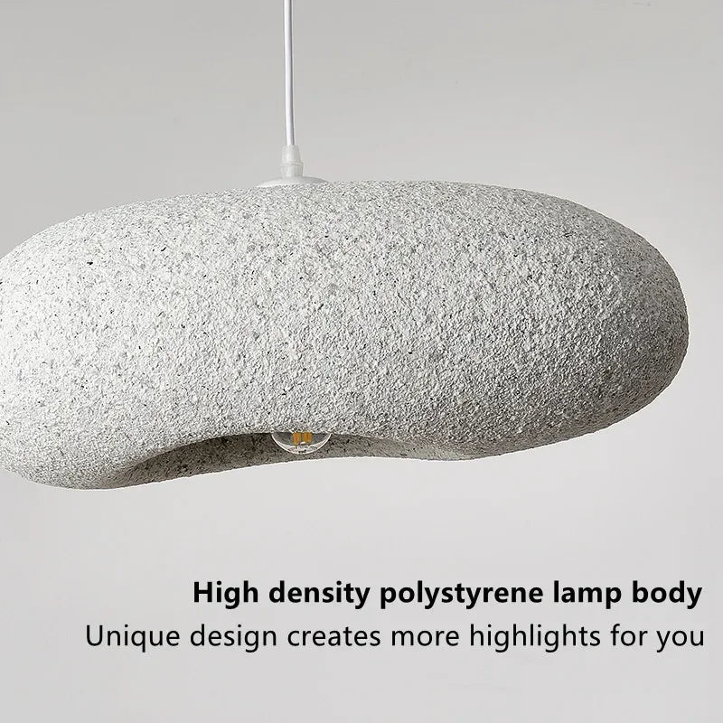 Nordic Minimalism Wabi-Sabi LED Chandelier Living Room Bedroom Modern Bar Decoration Lamp Dining Island Cafe Loft Pendant Lights - vue 6 sur 11