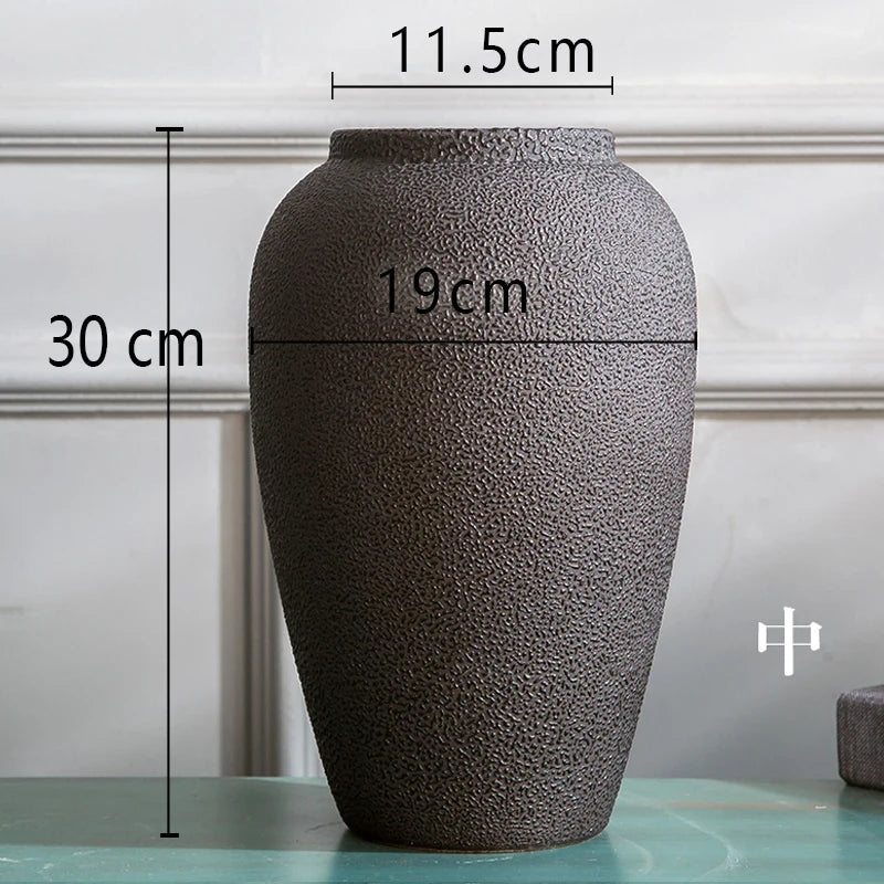 vase en céramique vintage style européen et chinois moderne - vue 15 sur 15