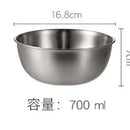 Bol inox épais gradué multifonction cuisine pâtisserie