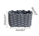 panier en corde de coton pour rangement divers et décoration nordique