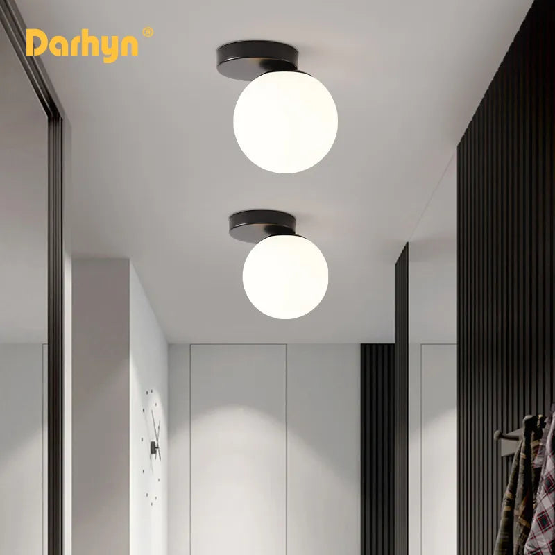 Plafonnier LED design nordique passerelle - vue 7 sur 10