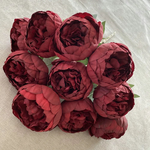 bouquet de pivoines artificielles pour mariage et décoration élégante