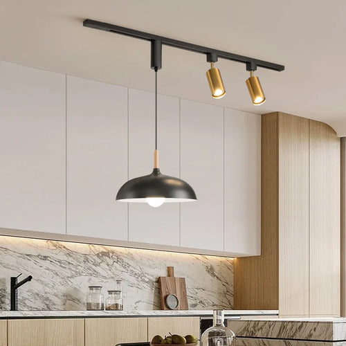 table à manger wabi-sabi rétro éclairage led sur rail