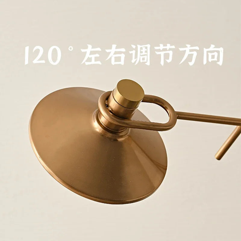 lampadaire moderne en bois massif pour décoration rétro à LED - vue 5 sur 8