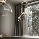 lampe led suspendue verre design moderne