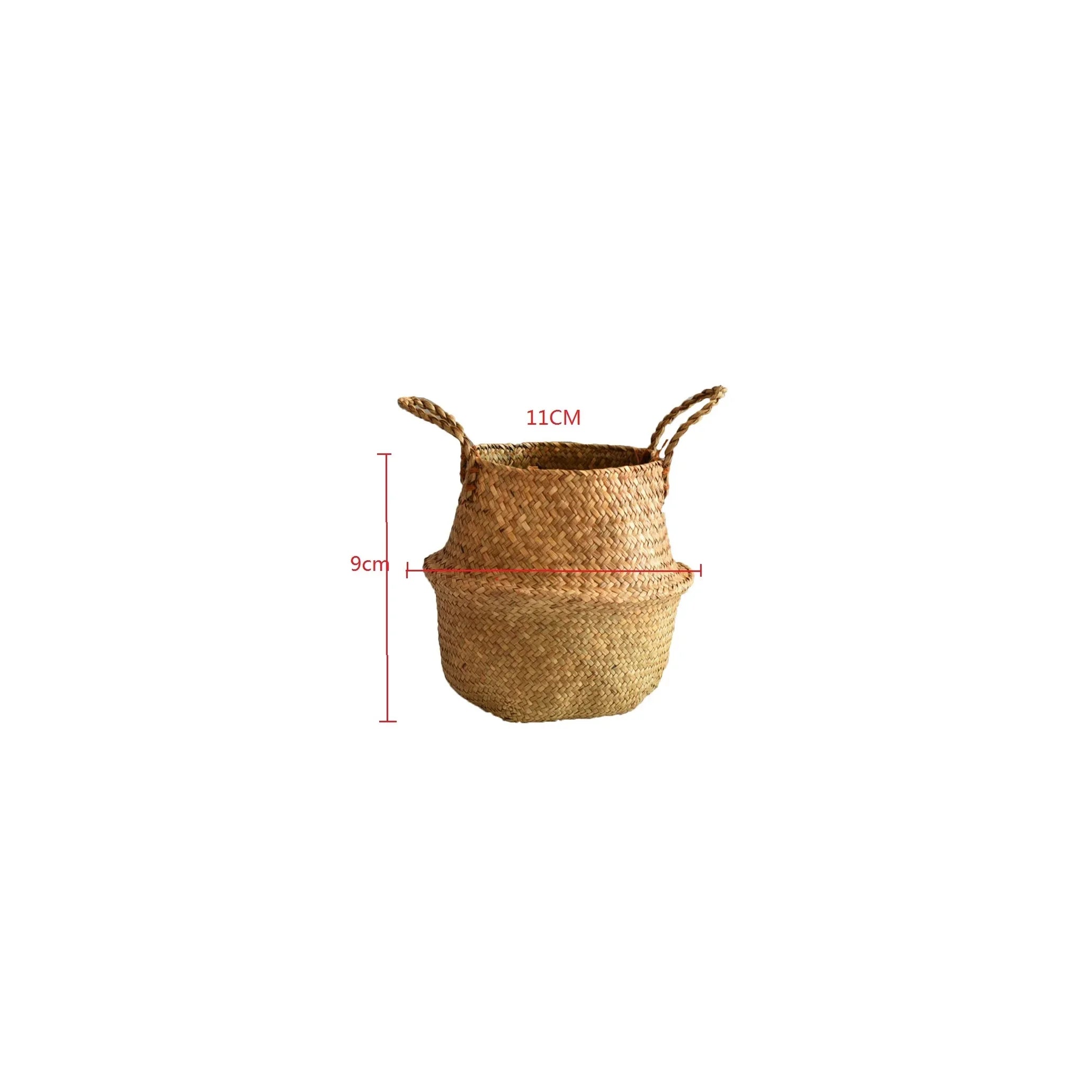 panier en osier pour rangement et décoration jardin - vue 12 sur 12