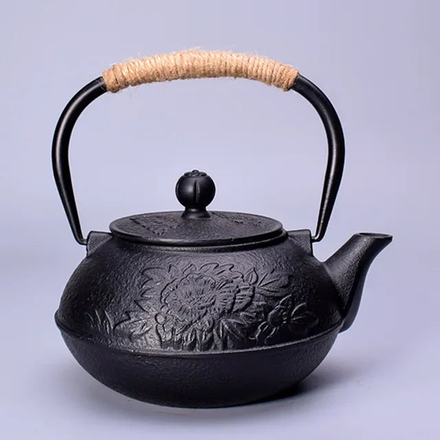 Théière japonaise en fonte avec infuseur kung fu