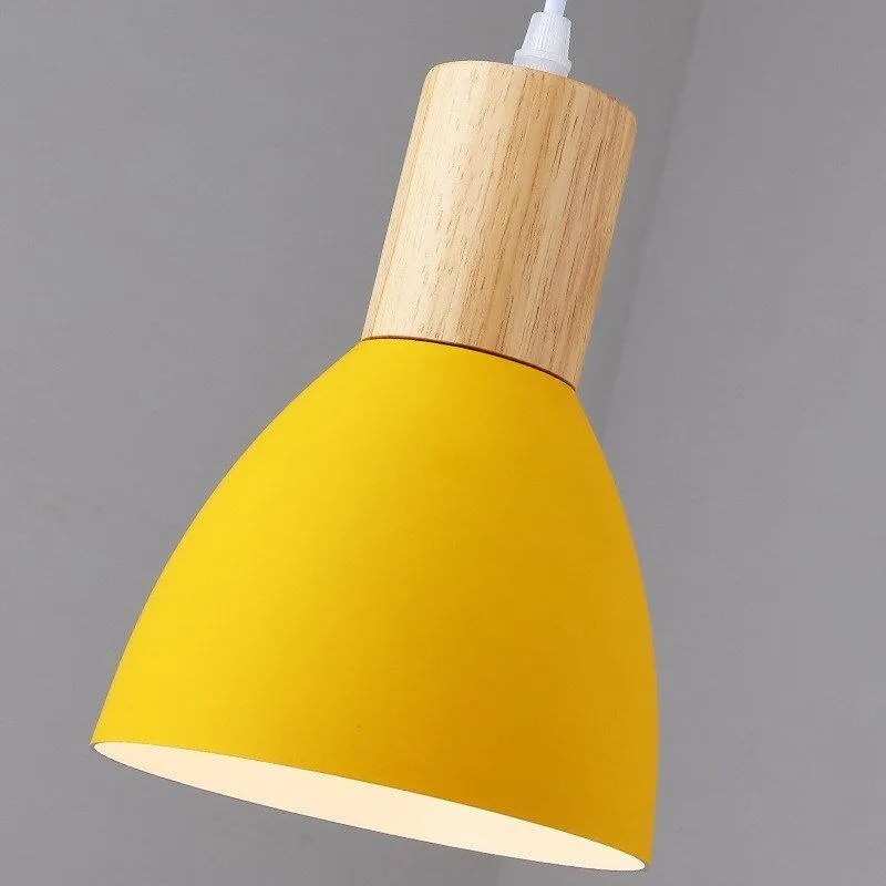 Suspension LED nordique en aluminium Macaron - vue 7 sur 9