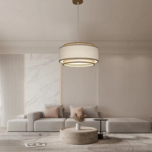 lustre en bambou style japonais pour intérieur zen