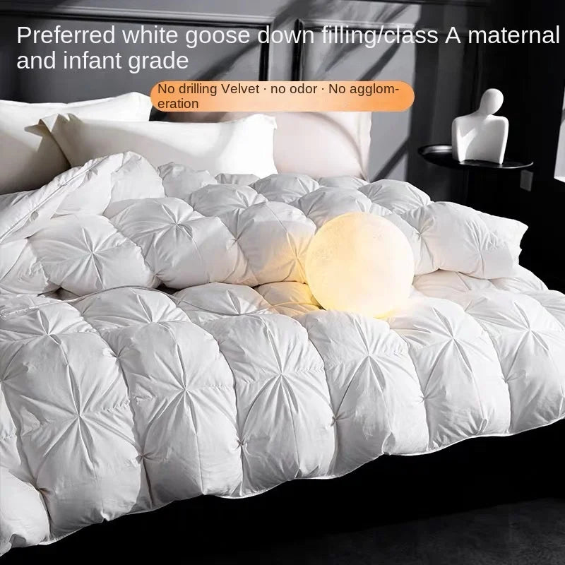 Couette en coton 95 duvet pour printemps et automne épaissie