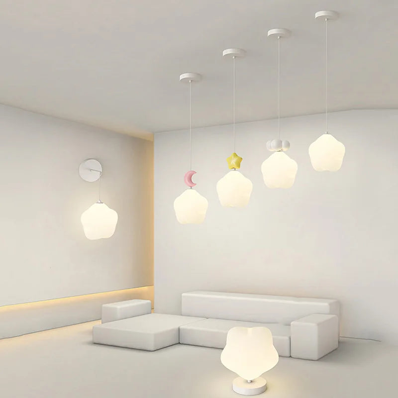 suspension modernes nuage lune étoile pour enfant