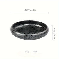 Assiette ceramique emaillee style coreen 15 cm