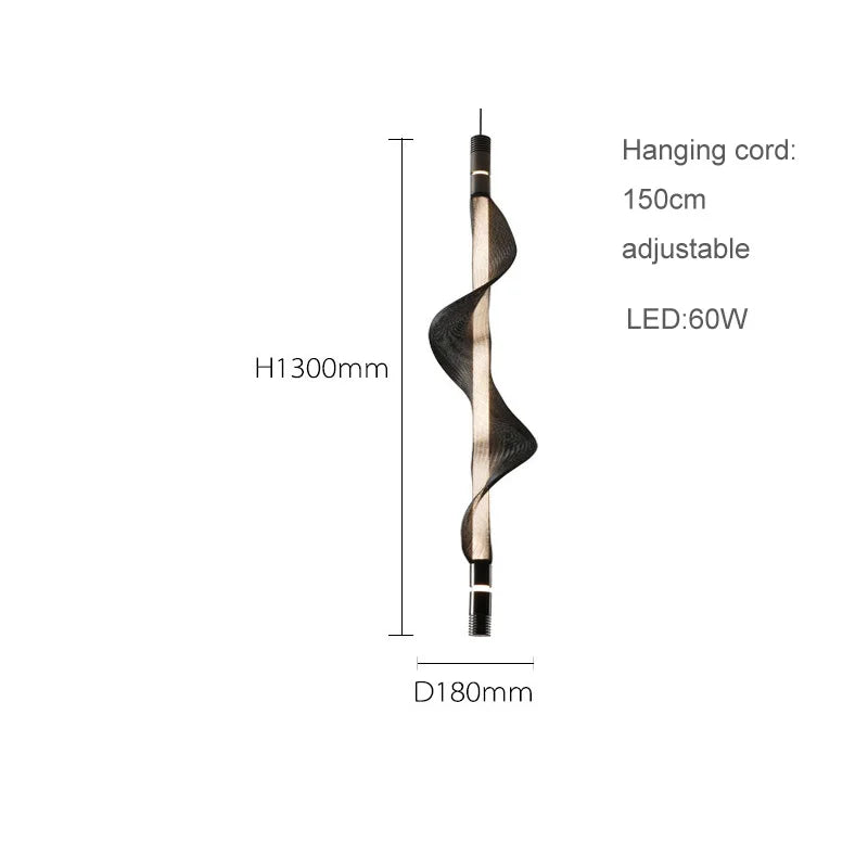 lustre design led acrylique tendance éclairage moderne 2024 - vue 17 sur 18