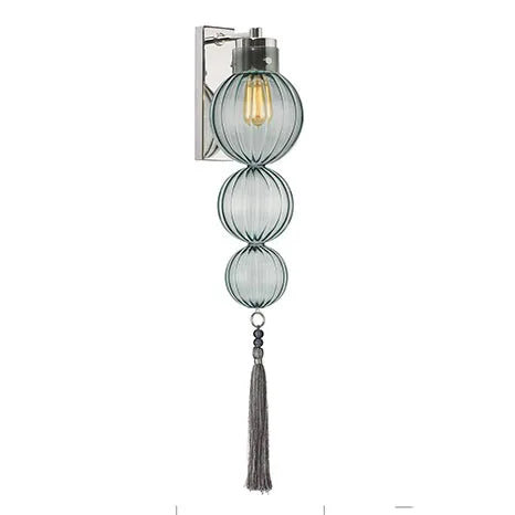 suspension en verre teinté style chinois pour décoration intérieure - vue 13 sur 15
