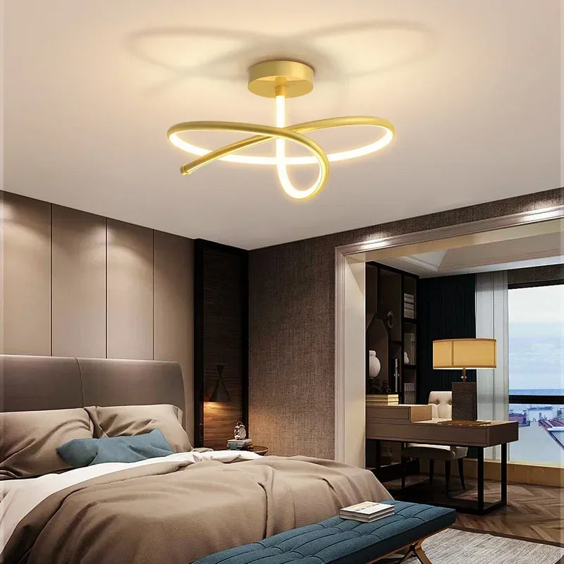 lustre moderne à leds pour décoration intérieure de luxe - vue 6 sur 12