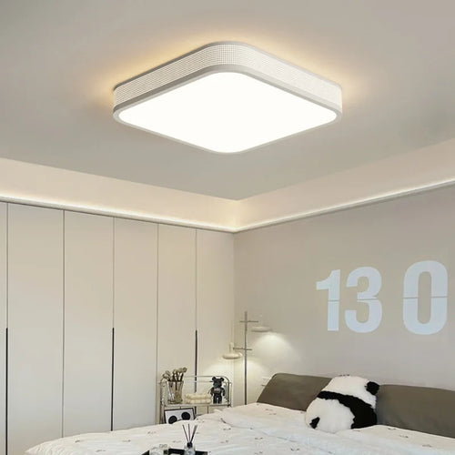 qiyimei led plafonnier style cercle carré pour décoration maison