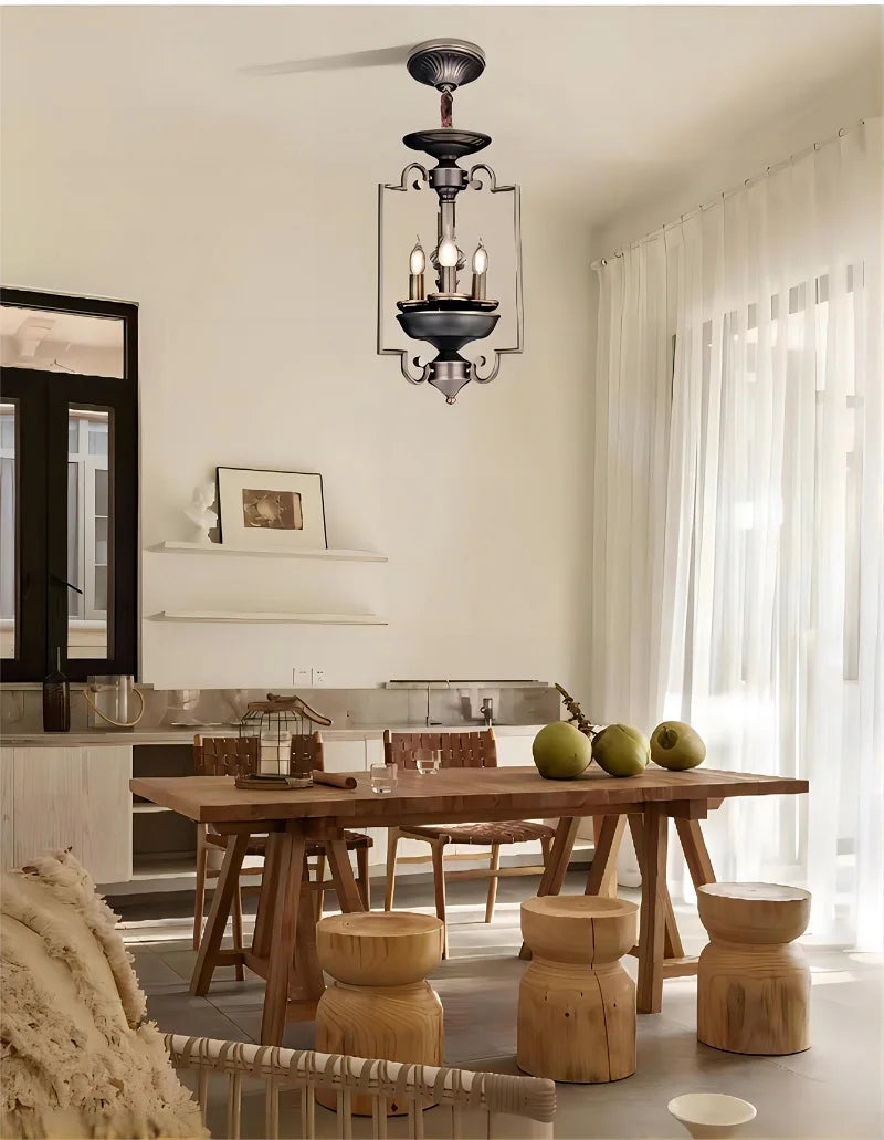 Plafonnier LED multi-têtes de Style industriel rétro américain - vue 4 sur 9