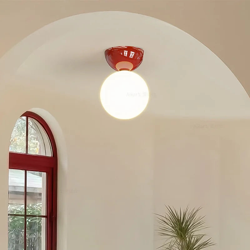 plafonnier simple style médiéval bauhaus pour décoration d'entrée - vue 3 sur 4