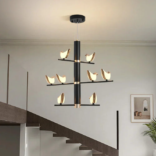 suspension créative en forme d'oiseau pour décoration moderne